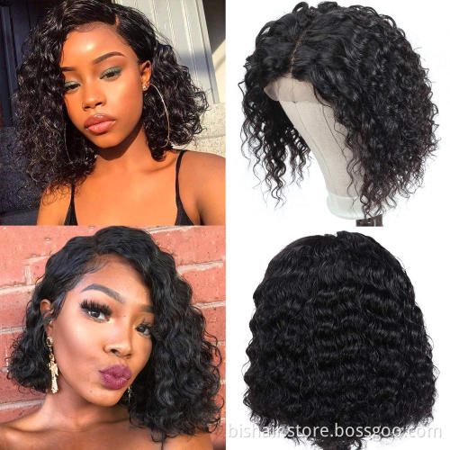 Cuticle Aligned Transparent Frontal Closure Human Hair 4x4 5x5 Swiss Scalp Huaman Hair Wig HdD Lace Closure and Frontal Lace Wig